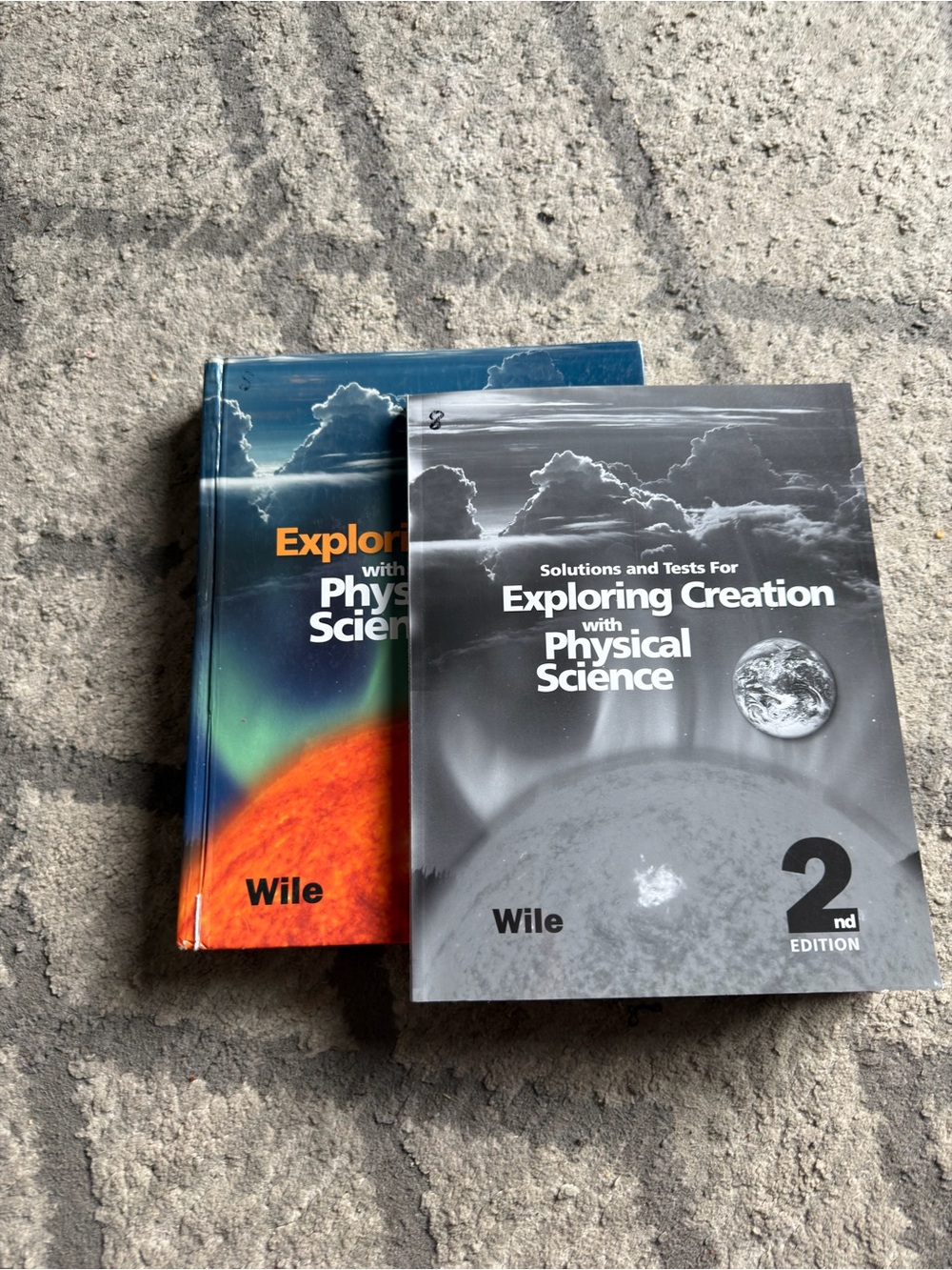 Exploring Creation with Physical Science Textbook - Black & Multicolor Covers